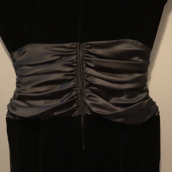 Vintage, 80s Act I velvet and satin gown, NWOT - Picture 5 of 9